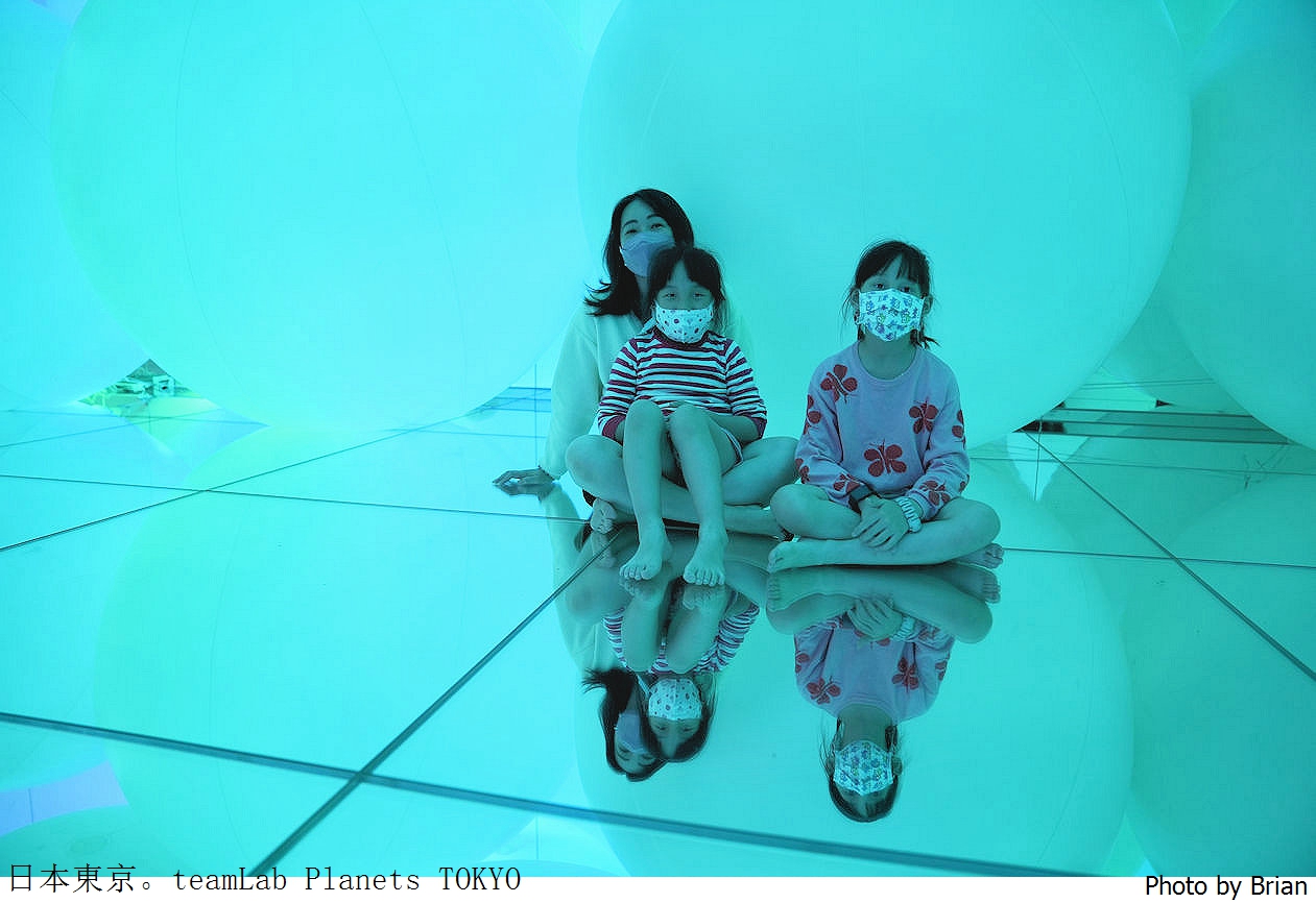 日本東京豐洲 teamLab Planets TOKYO。新型態光影美術館親子景點推薦 @布萊恩:觀景窗看世界。美麗無限