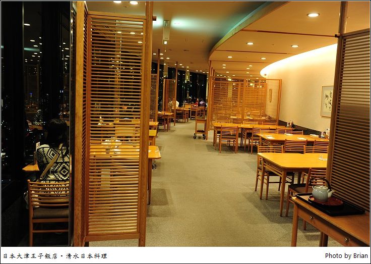 日本大津王子飯店清水日本料理。高樓層的高貴饗宴 @布萊恩:觀景窗看世界。美麗無限