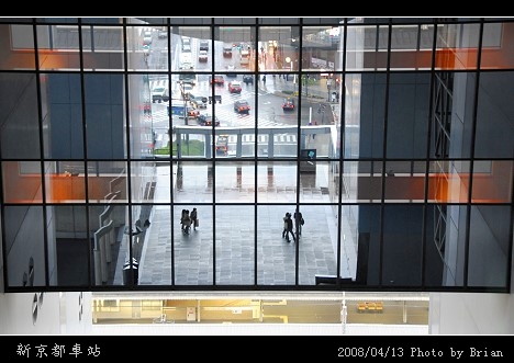 2008日本關西賞櫻-京都新京都車站 @布萊恩:觀景窗看世界。美麗無限