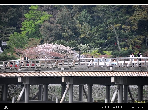 2008日本關西賞櫻-京都嵯峨嵐山(上) @布萊恩:觀景窗看世界。美麗無限
