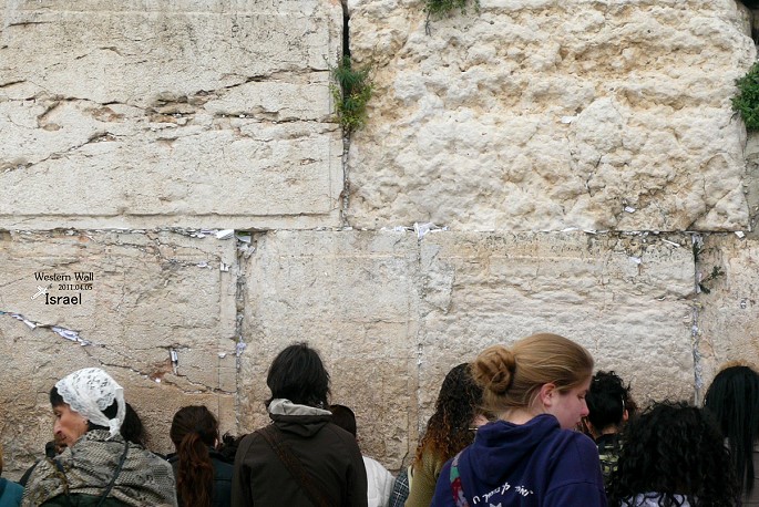 Western Wall(哭牆)。猶太教聖地 @布萊恩:觀景窗看世界。美麗無限