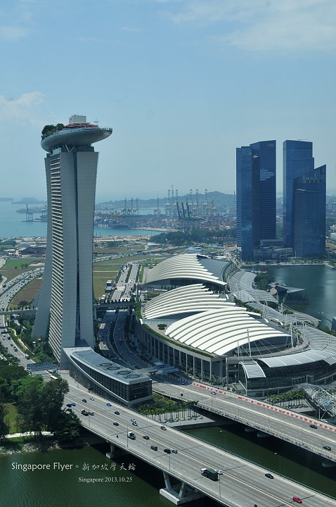 世界上最大摩天輪。Singapore Flyer @布萊恩:觀景窗看世界。美麗無限
