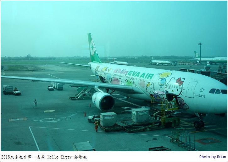 在濃濃粉味中飛往日本東京。長榮航空 Hello Kitty 彩繪機 @布萊恩:觀景窗看世界。美麗無限