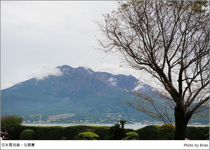 日本南九州鹿兒島仙巖園。遙望櫻島火山，篤姬拍攝場景 @布萊恩:觀景窗看世界。美麗無限