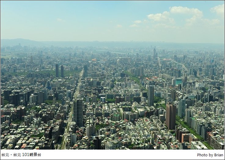 台北 101觀景台。登上台灣最高樓欣賞台北城 @布萊恩:觀景窗看世界。美麗無限