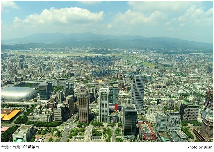 台北 101觀景台。登上台灣最高樓欣賞台北城 @布萊恩:觀景窗看世界。美麗無限